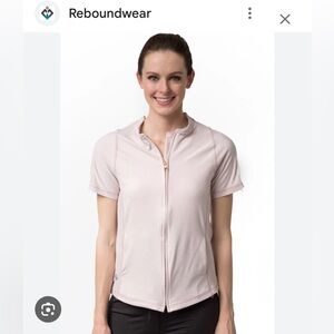 Women’s Adaptive Post Surgery Short Sleeve Shirt - size M - Pink